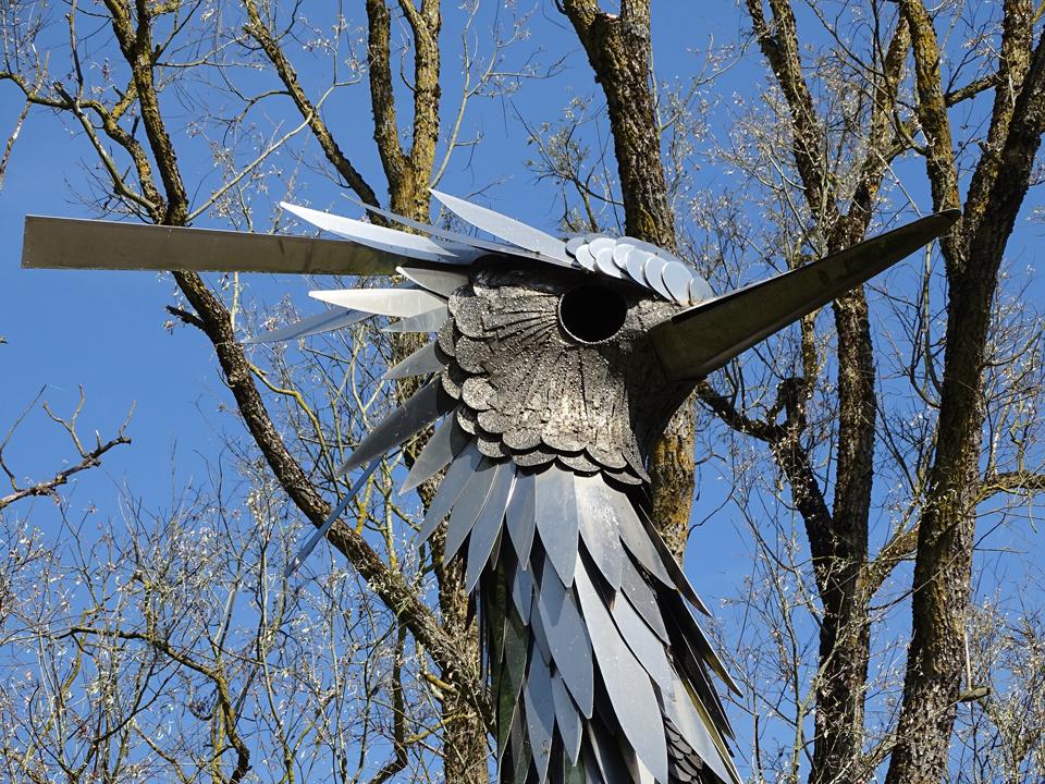 Sculpture heron 2