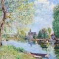 Sur les bords de quelle rivière, Sisley a-t-il peint ce tableau ?